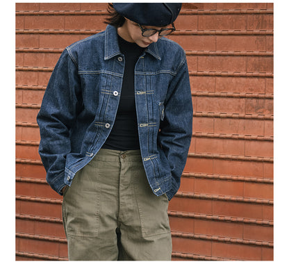 ▲1st型 506モディファイモデル/14OZ セルビッチデニムジャケット▼サイズ36～46