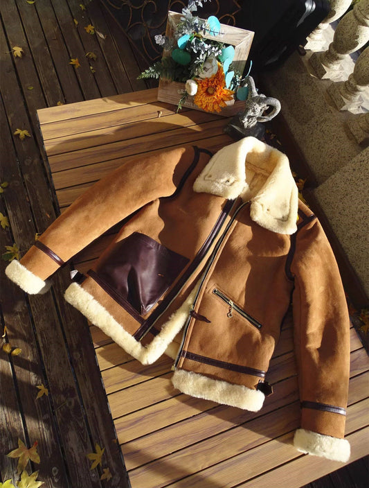 昨シーズン売り切りSALE◇B-3 ムートン フライトジャケット◇S～5XL