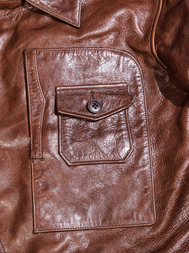 ヴィンテージ 復刻 ホースハイドレザー アビエイターAVAITORジャケットS～2XL