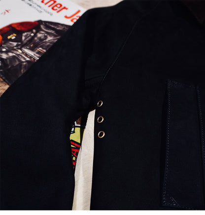 ３色展開▲細部のディテールまで完璧な拘り▲カウレザー ジャケット▼M～4XL