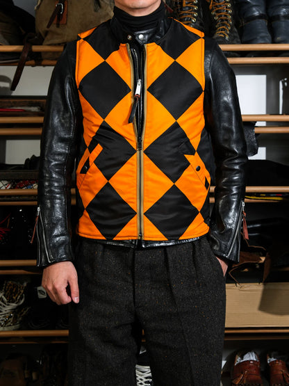 ▲ヴィンテージ復刻デザイン USAFラインクルーマン リバーシブルベスト▼S～3XL