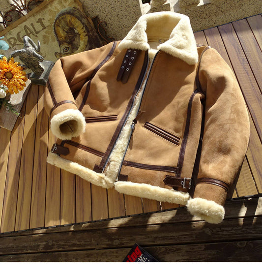 昨シーズン売り切りSALE★B-3 ムートン フライトジャケット★S～5XL