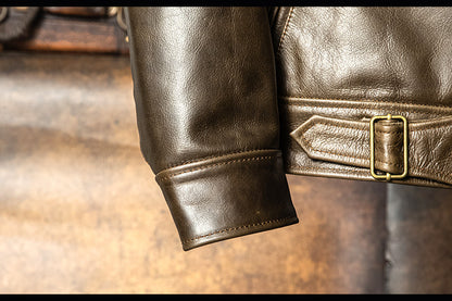 ☆1.6㎜ P37 カウレザージャケット☆S～3XL