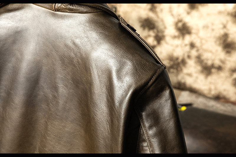 ☆1.6㎜ P37 カウレザージャケット☆S～3XL