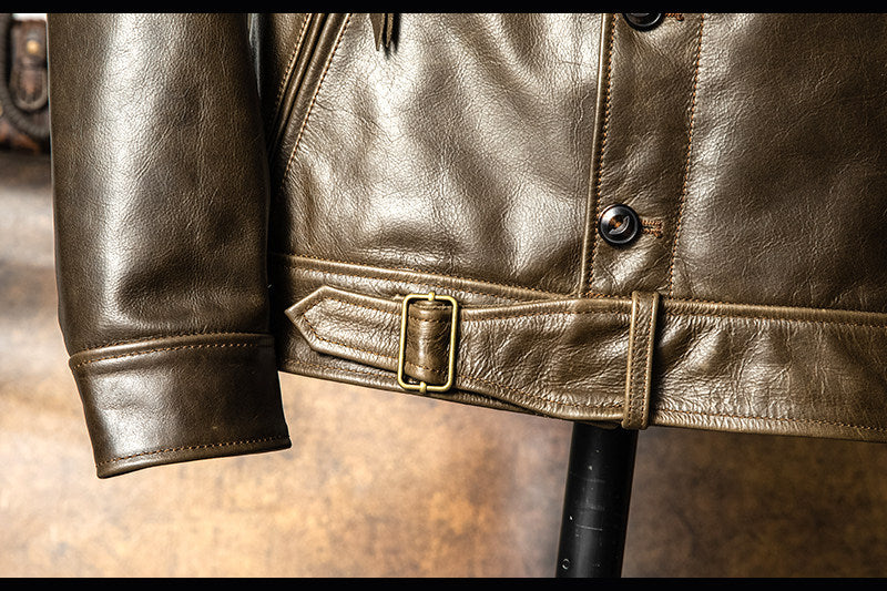 ☆1.6㎜ P37 カウレザージャケット☆S～3XL