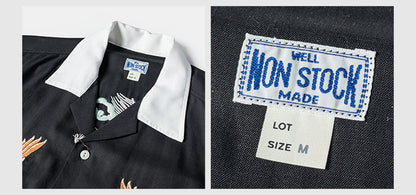 ２色展開★ヴィンテージ復刻 ハーフスリーブ スカシャツ★S～2XL