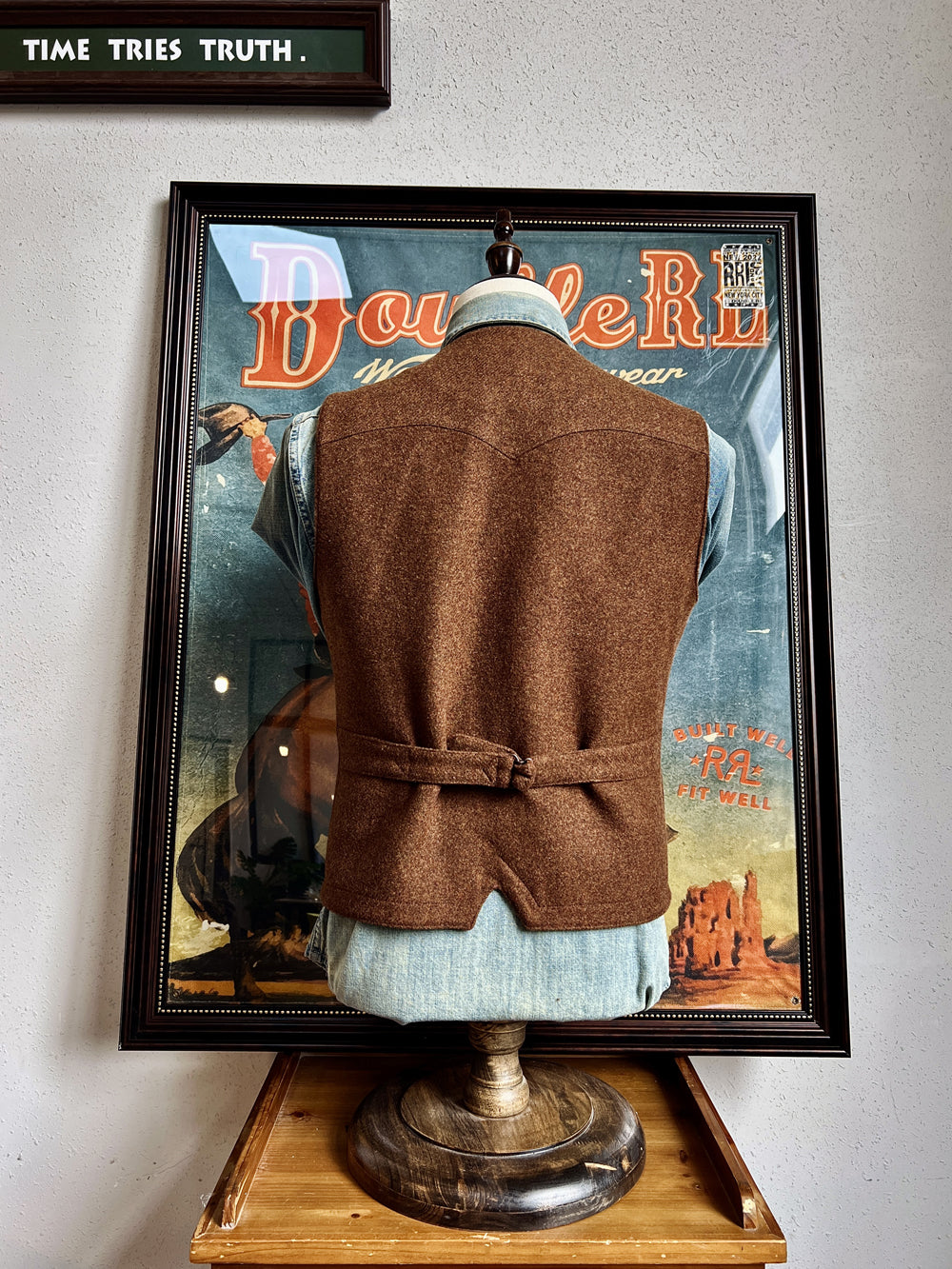 ◇クラシカル ウールツイード ベスト◇ S～4XL