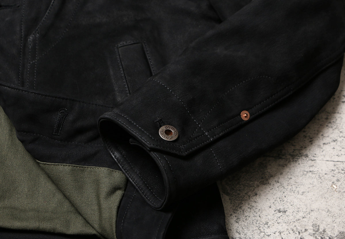 ★ヴィンテージ 復刻モデル ゴートレザートラック ジャケット★ M～4XL
