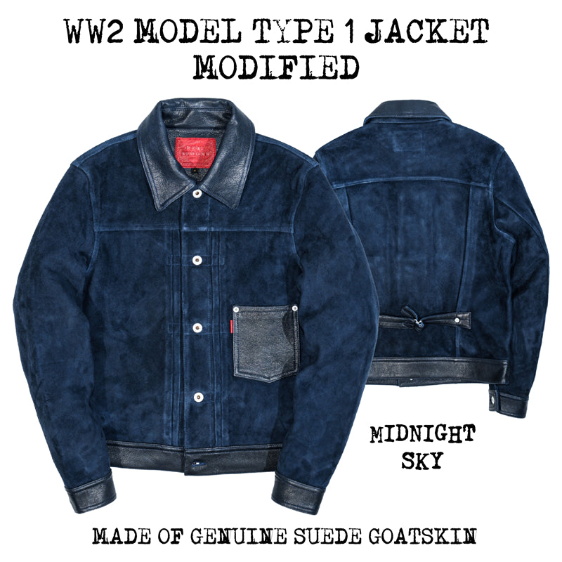 ☆1st型 506復刻モデル ゴートレザースウェードレザージャケット