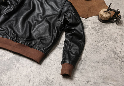 △ヴィンテージ復刻 カウレザー CWU-45/Pフライトジャケット▽S～5XL