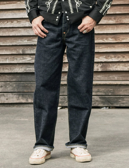 ◇1936年101型ヴィンテージ復刻 14.5OZ セルビッチ デニムパンツ◇29～38サイズ