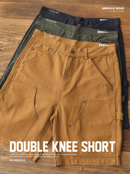 ◆ヴィンテージ復刻デザイン 12OZ LUMBERLITE きこりワークーショートパンツ◆XS～XL