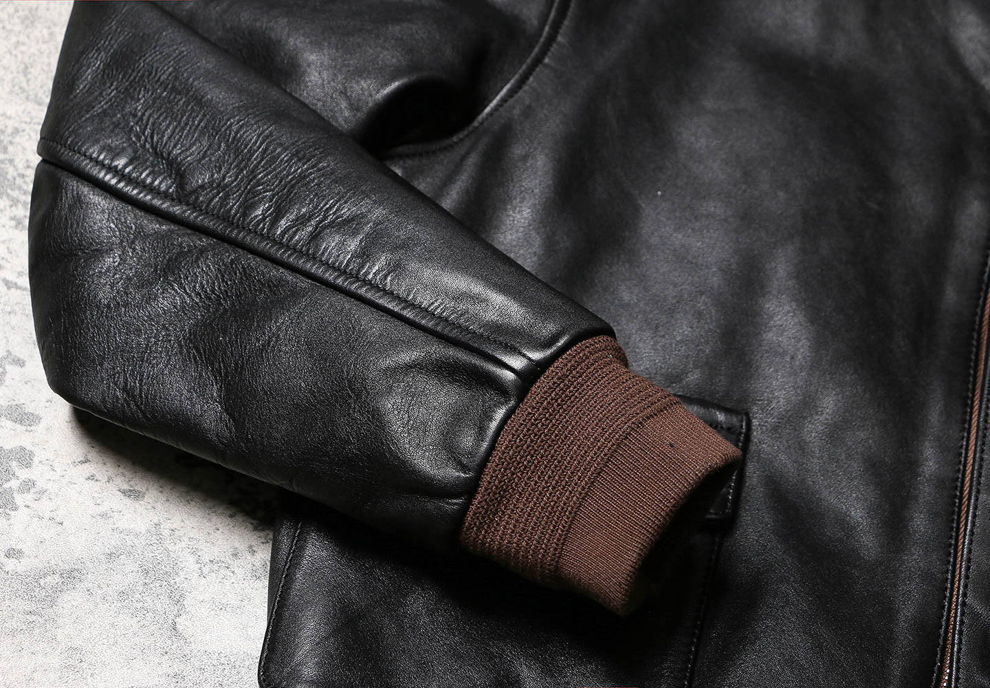 △ヴィンテージ復刻 植物タンニン鞣し 1.5mm ホースハイドレザー A-2ジャケット▽S～4XL