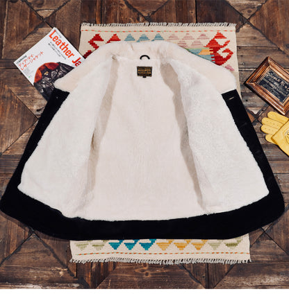 ★ホースハイドレザー×ムートン使用 ランチコート★