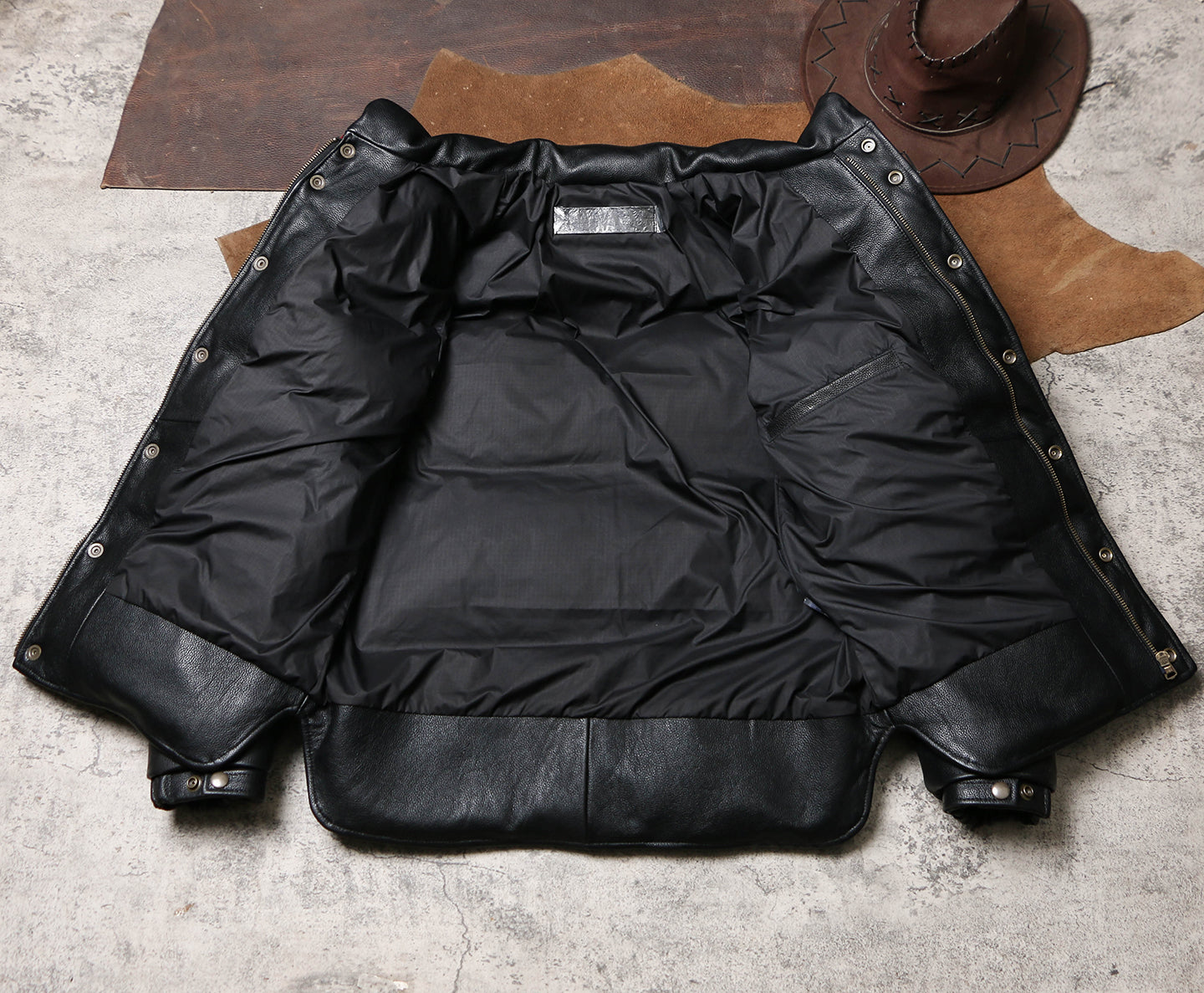 ☆カウレザーダウンジャケット☆ M～5XL