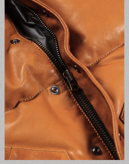 ◇シープレザーダウン ウエスタンステッチ ジャケット◇ S～5XL