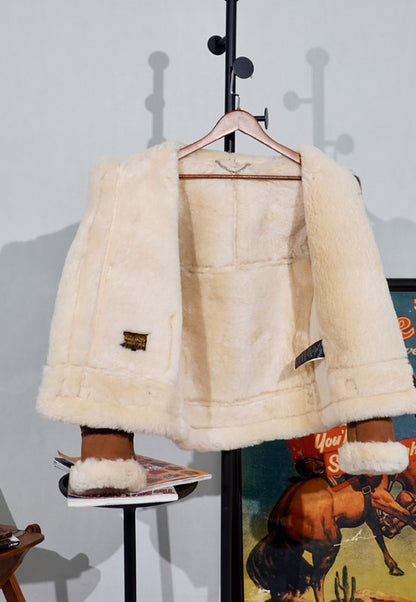 ◆オーストラリア産ムートン B-3フライトジャケット◆S～4XL