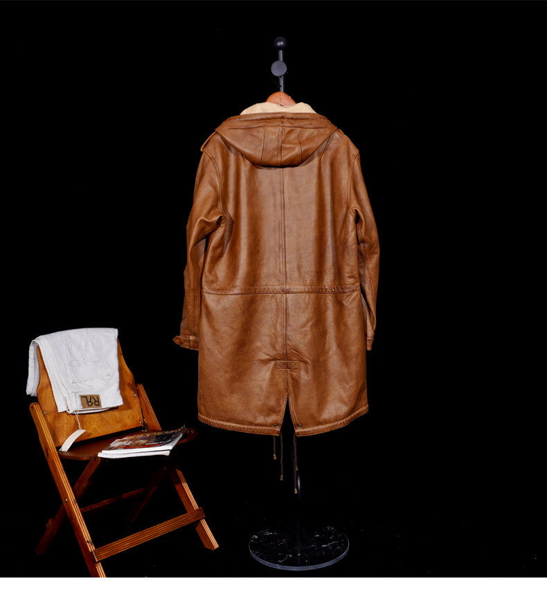 3色展開◇ヴィンテージ復刻 カウレザーM-51 フィッシュテイルコート◇