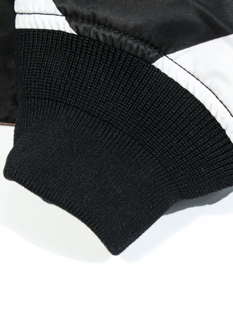 ▲リバーシブルデザイン チェッカー柄MA-1ジャケット▼S～2XL