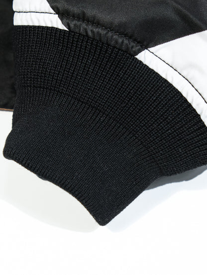 ▲リバーシブルデザイン チェッカー柄MA-1ジャケット▼S～2XL