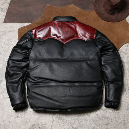 ☆カウレザーダウンジャケット☆ M～5XL