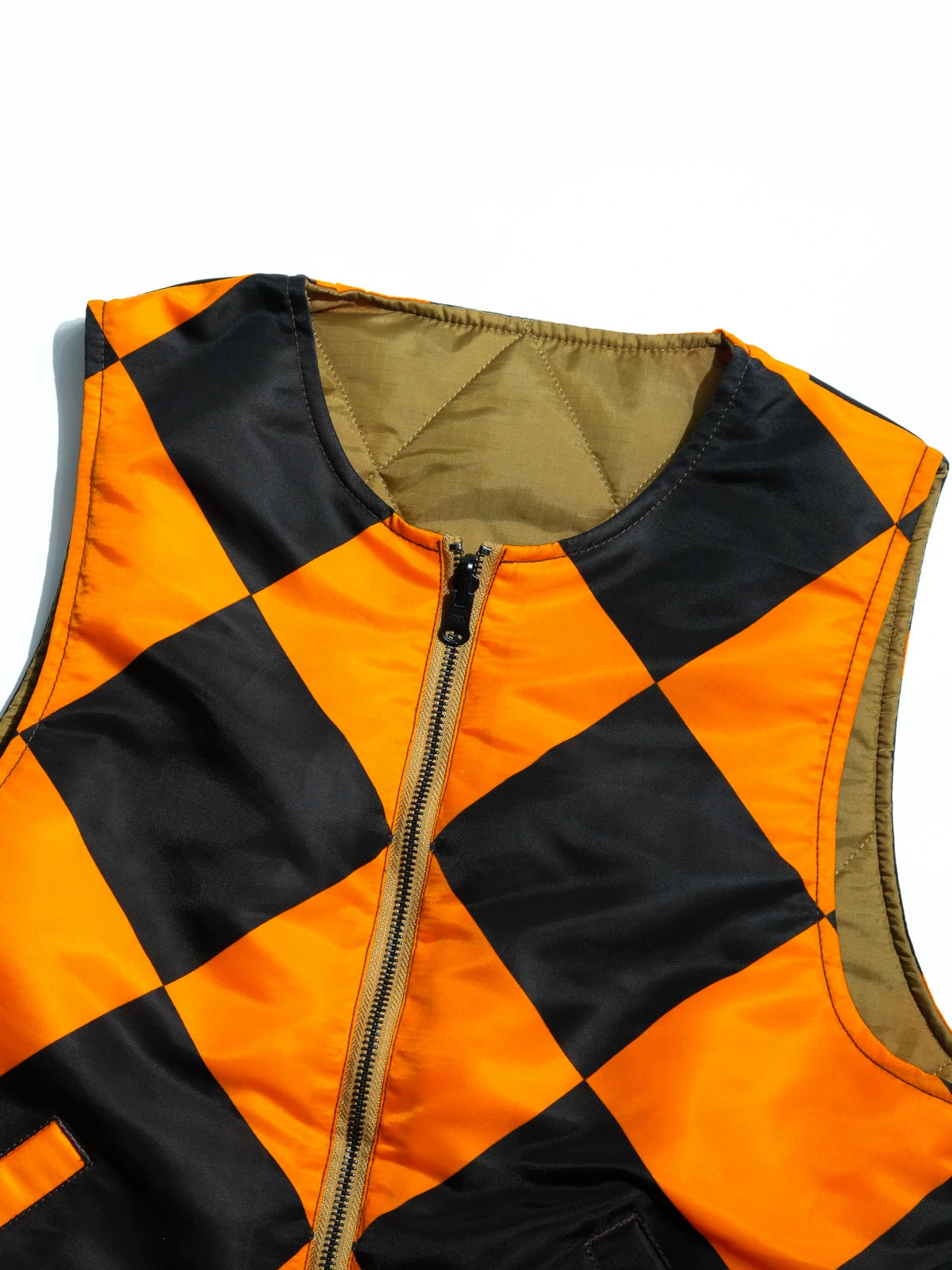 ▲ヴィンテージ復刻デザイン USAFラインクルーマン リバーシブルベスト▼S～3XL