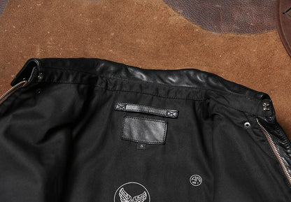 △ヴィンテージ復刻 植物タンニン鞣し 1.5mm ホースハイドレザー A-2ジャケット▽S～4XL