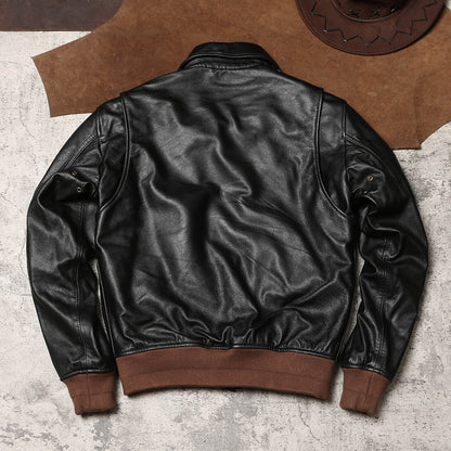 △ヴィンテージ復刻 カウレザー CWU-45/Pフライトジャケット▽S～5XL