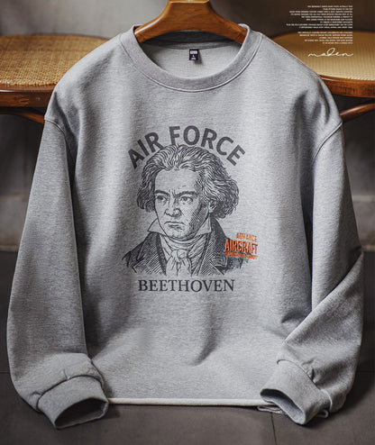 ◆ヴィンテージ モディファイ デザイン ベートーヴェンプリント スウェット◆S～2XL