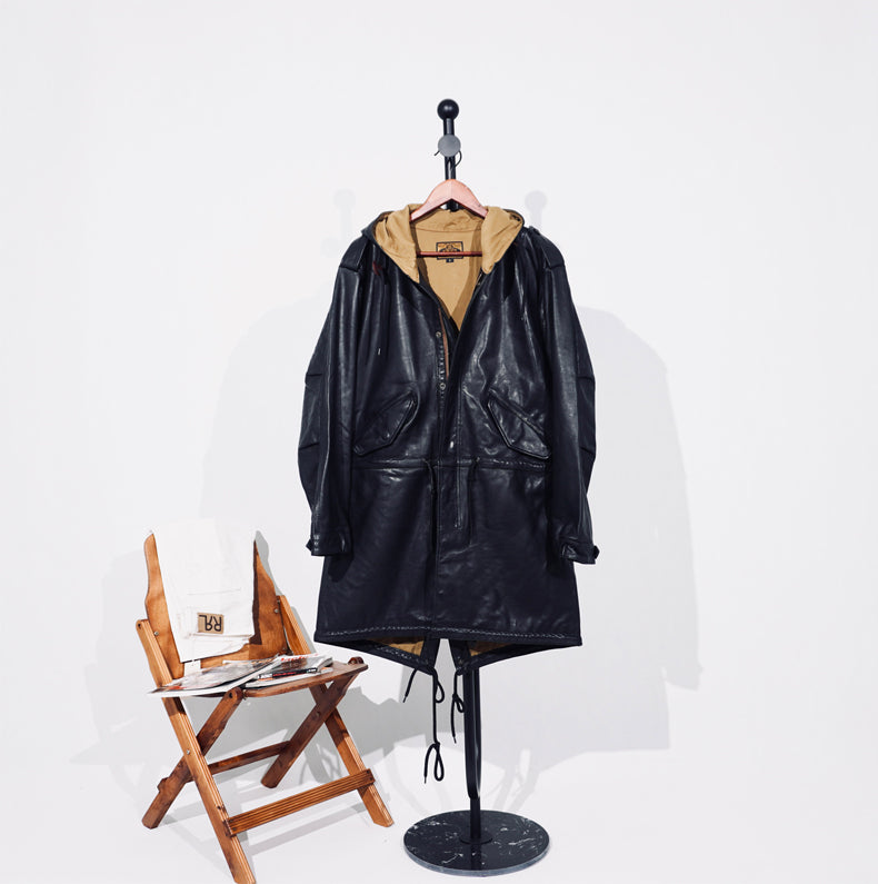 ◇ヴィンテージ復刻 ホースハイドレザーM-51 フィッシュテイルコート◇