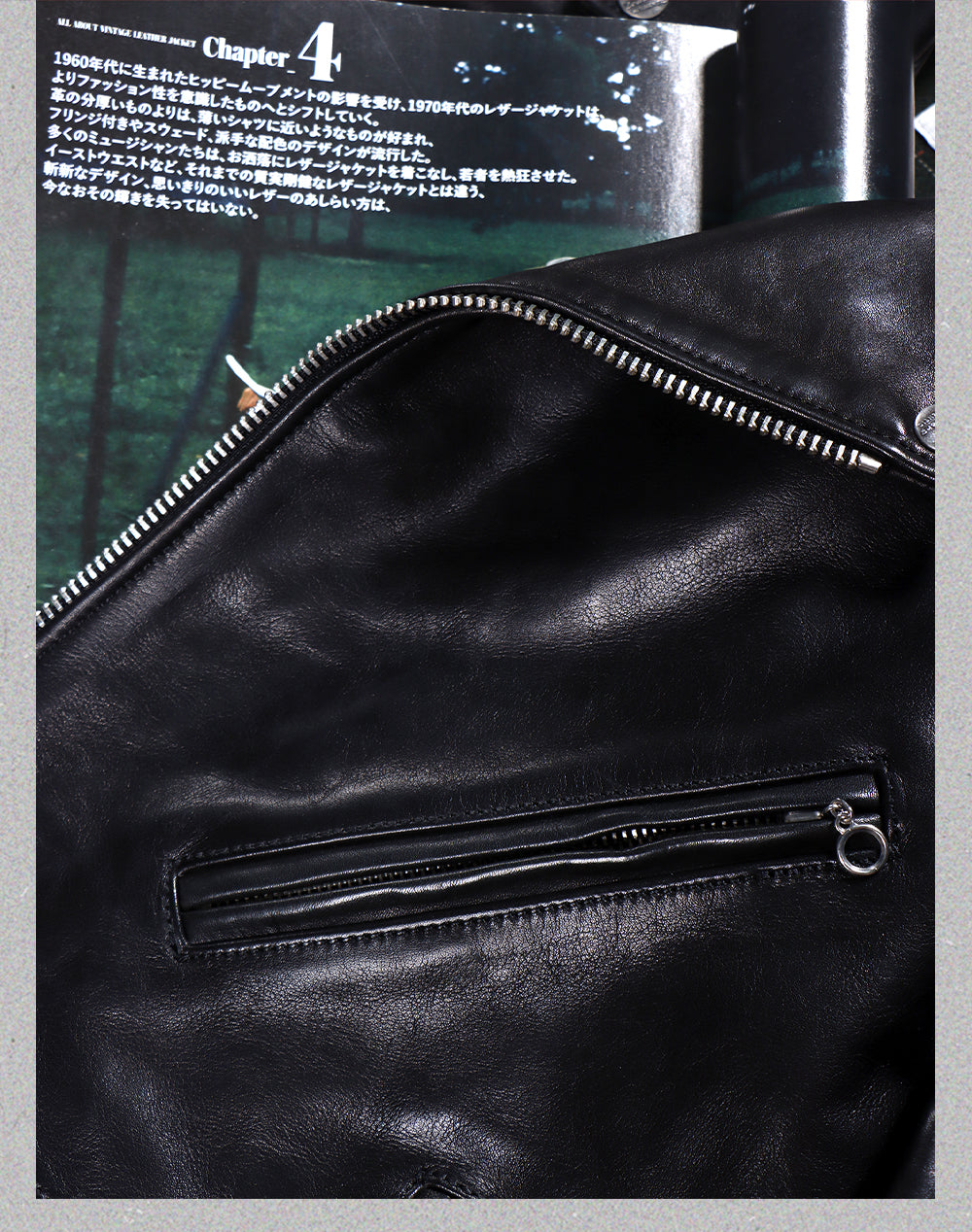 ヴィンテージ50s 613型復刻 1.4mmカウレザー ダブルライダース