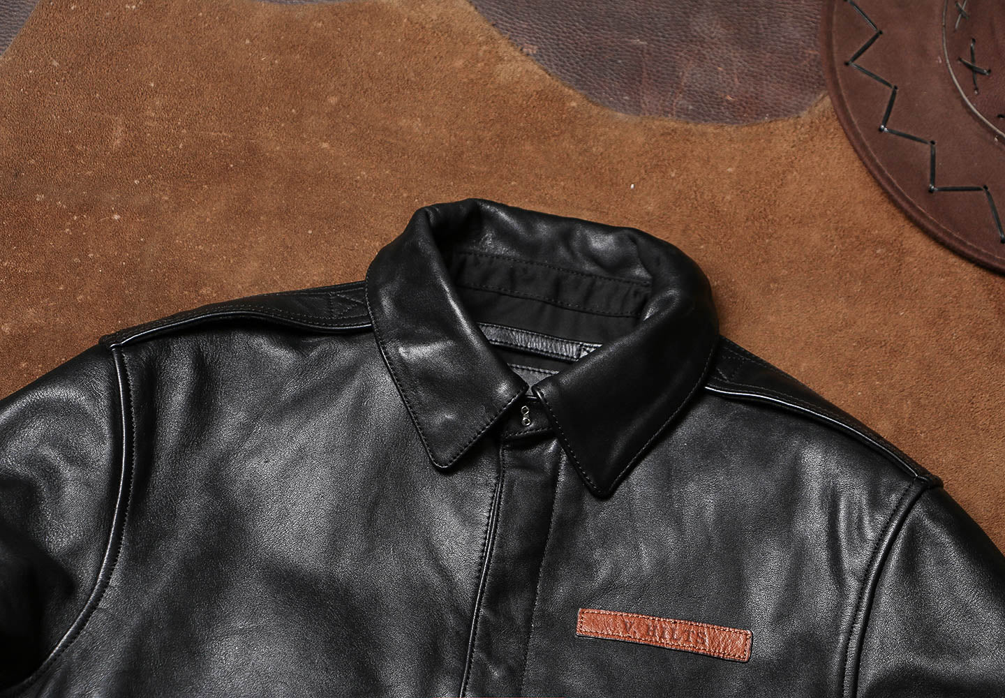 △ヴィンテージ復刻 植物タンニン鞣し 1.5mm ホースハイドレザー A-2ジャケット▽S～4XL