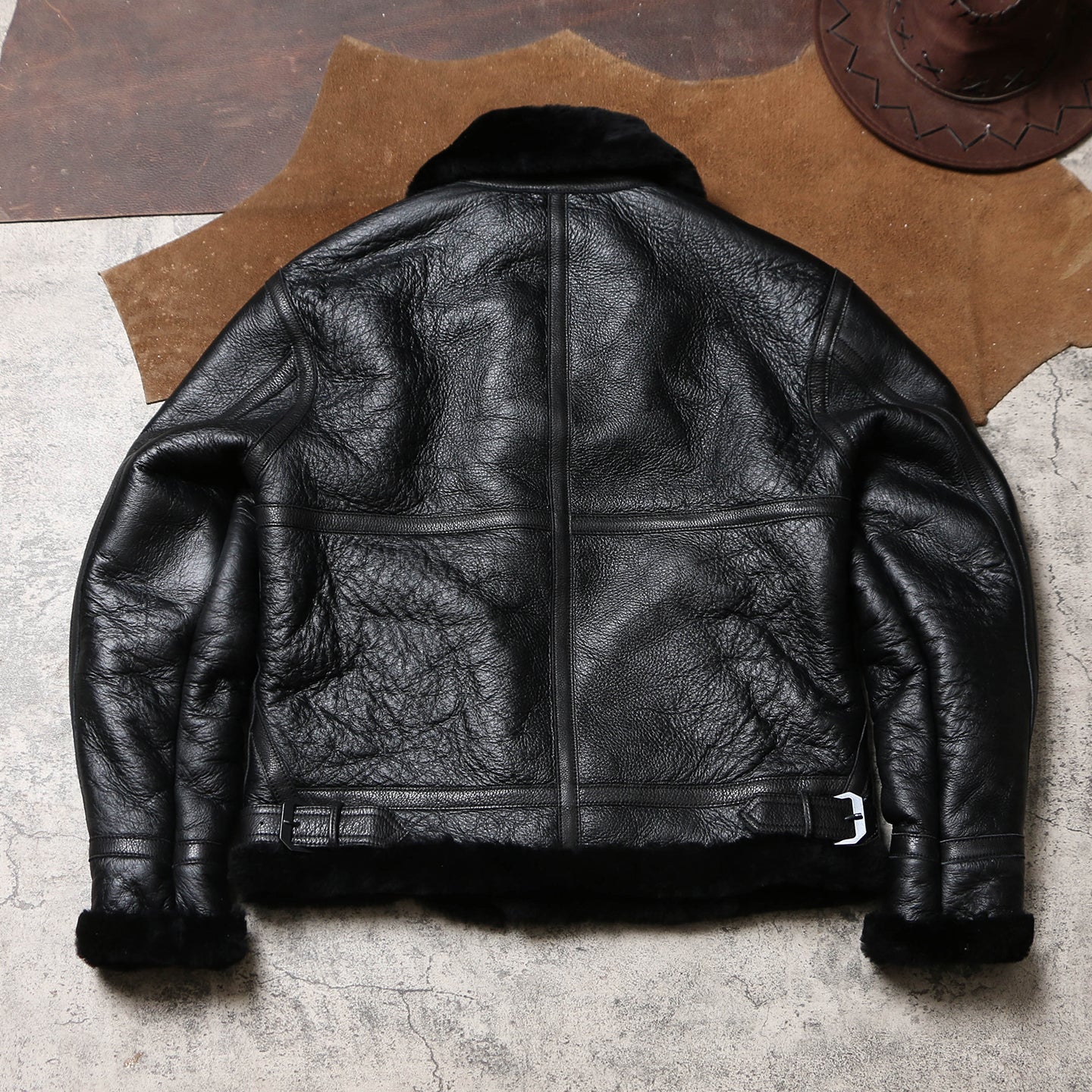 ☆オーストラリア産ムートンB-3フライトジャケット☆S～3XL