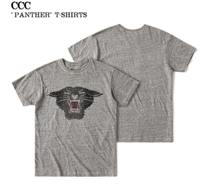 ２色展開◆CCCプリズナー ブラックパンサー染み込みプリントＴシャツ◆XS～3XL