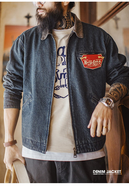 ▲ヴィンテージ J001復刻 10.5OZ デニム デトロイトジャケット▼S～3XL