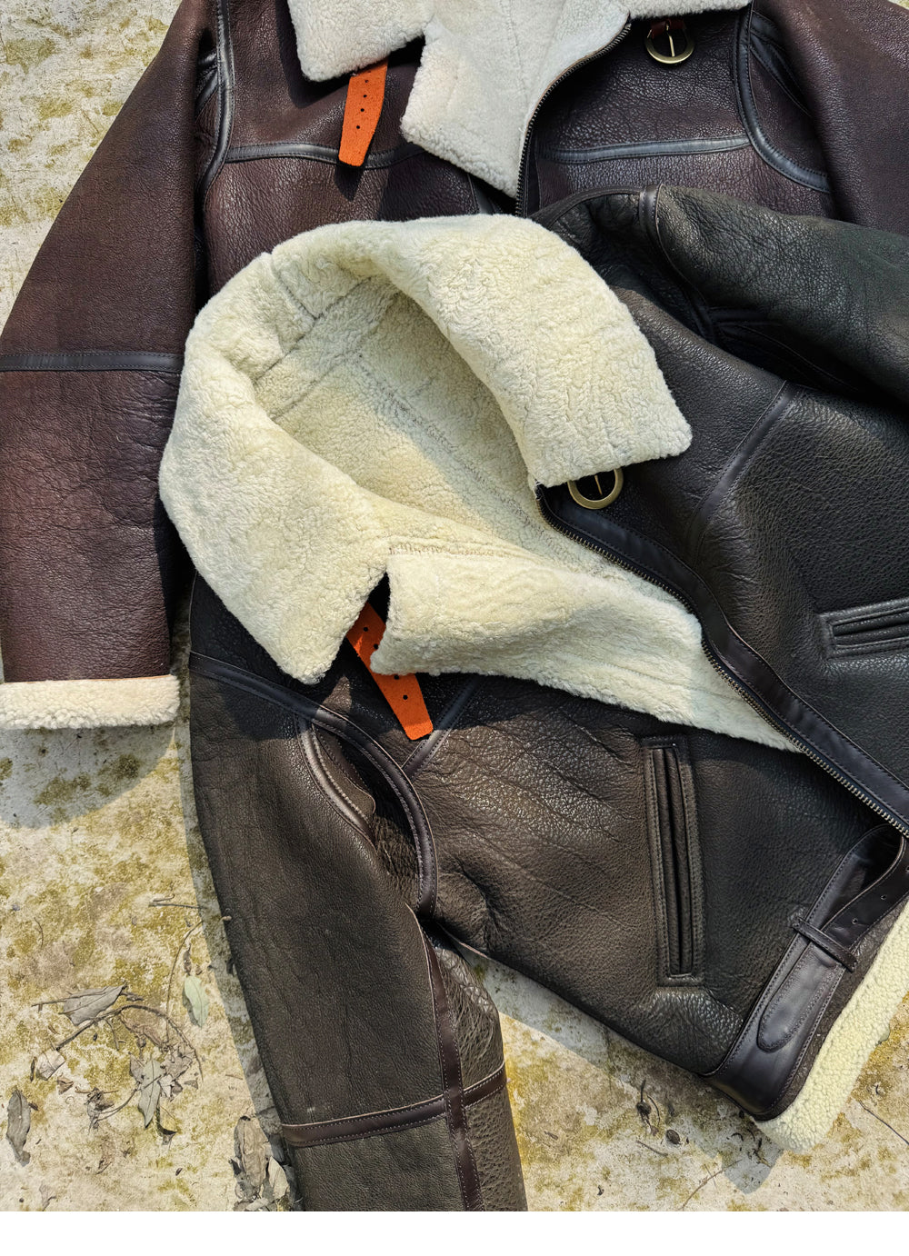 ２色展開★B-6 ムートン フライトジャケット★