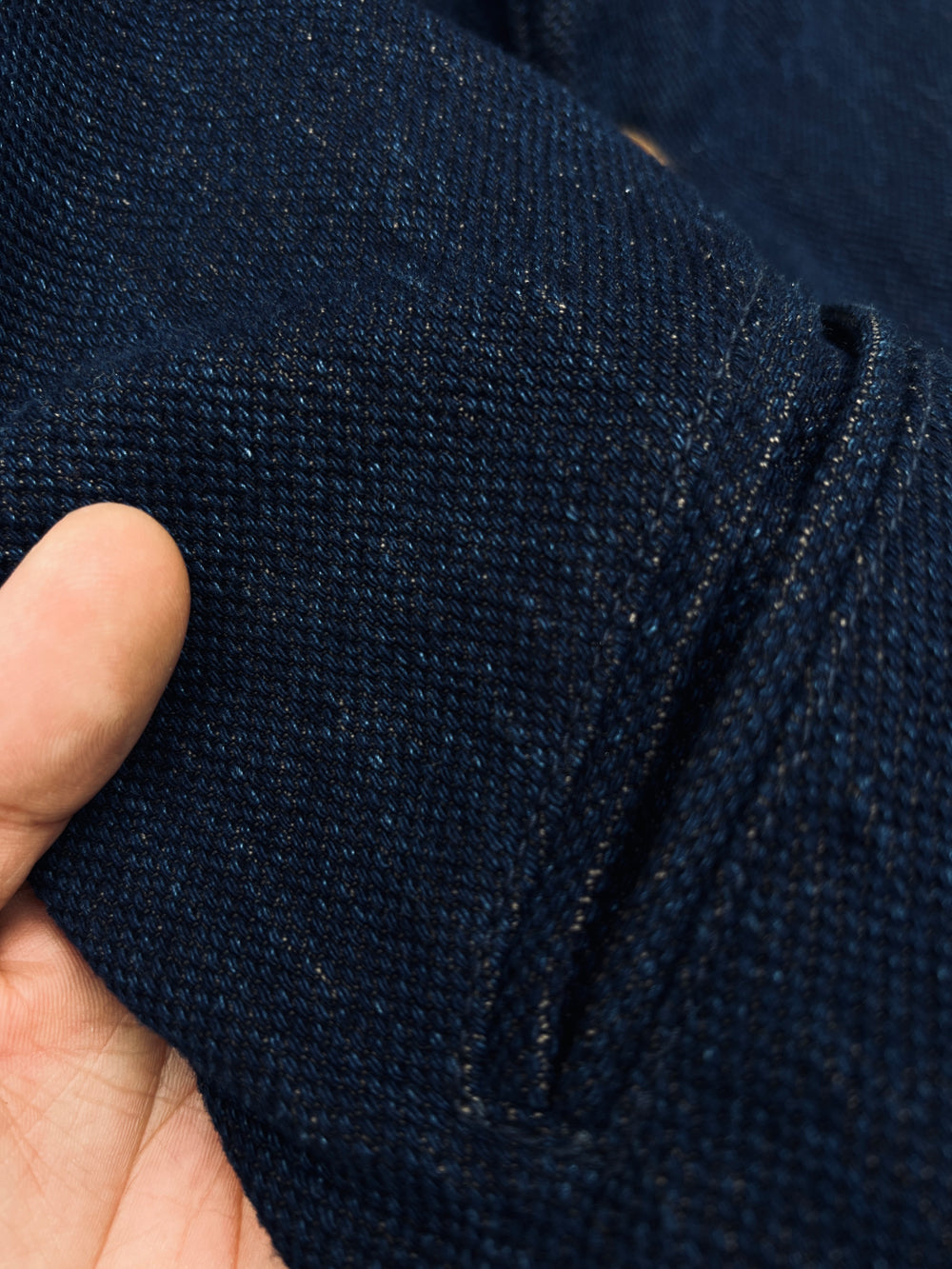 ◆刺し子地 藍染め ワークベスト S～4XL◆