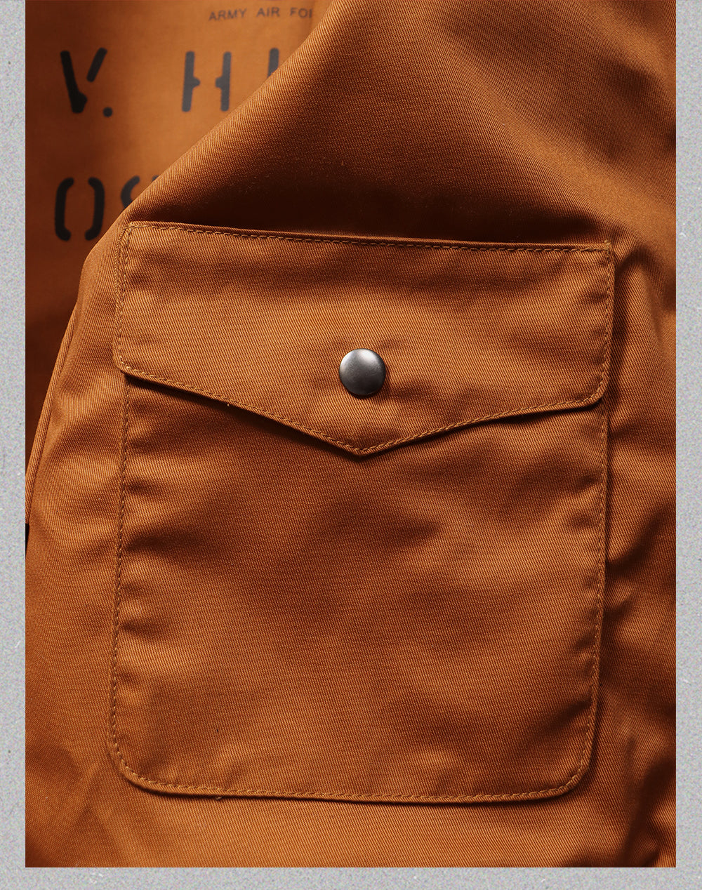 ハンドペイントのワッペンがキュート✩ヴィンテージ復刻 植物タンニン鞣しホースハイドレザー メンフィスベルモデル A-2ジャケット✩