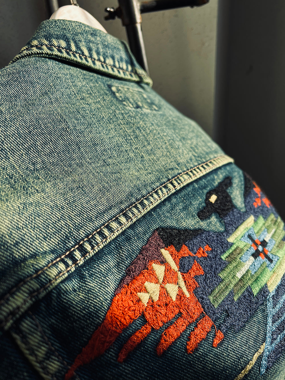 サンダーバード刺繍がカッコいい▲デニムジャケット▼S～4XL