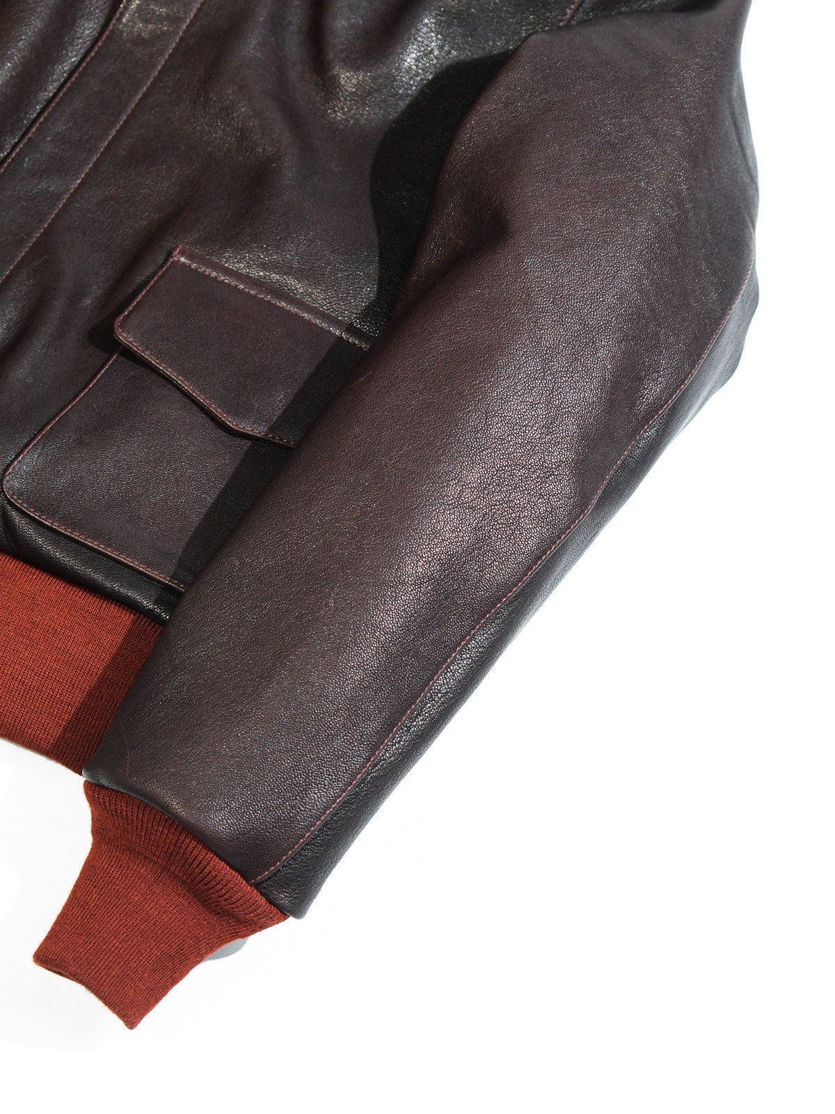 1.3㎜厚△ヴィンテージ復刻 ゴートレザー A-2ジャケット▽S～3XL