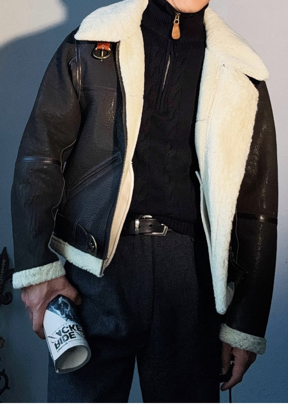 ２色展開★B-6 ムートン フライトジャケット★