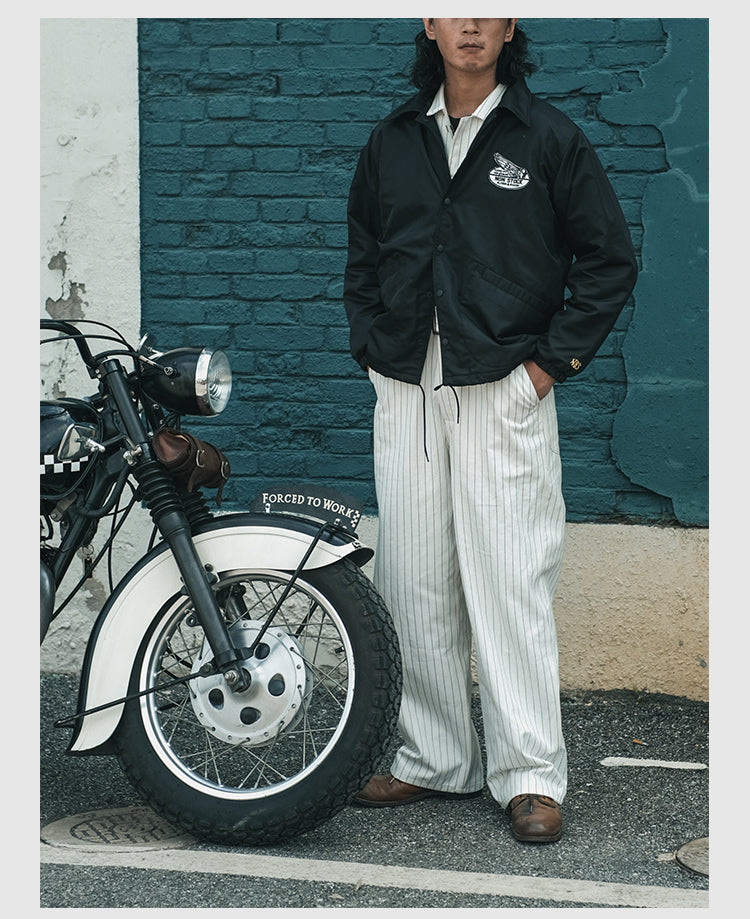 △ヴィンテージ復刻 バイカー コーチジャケット▽S～2XL – quietman