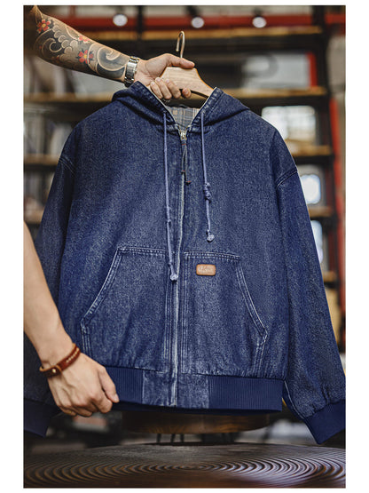 ▲ヴィンテージ J130復刻 10.5OZ デニム アクティブジャケット▼S～2XL