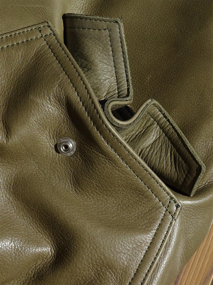 レアカラー★CWU-45P  ウォッシャブル カーフレザー フライトジャケット★S～5XL