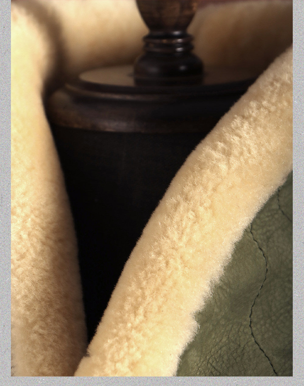 絶妙な色味★イタリア産ヌバックレザー×ムートン使用 ランチコート★ L～4XL