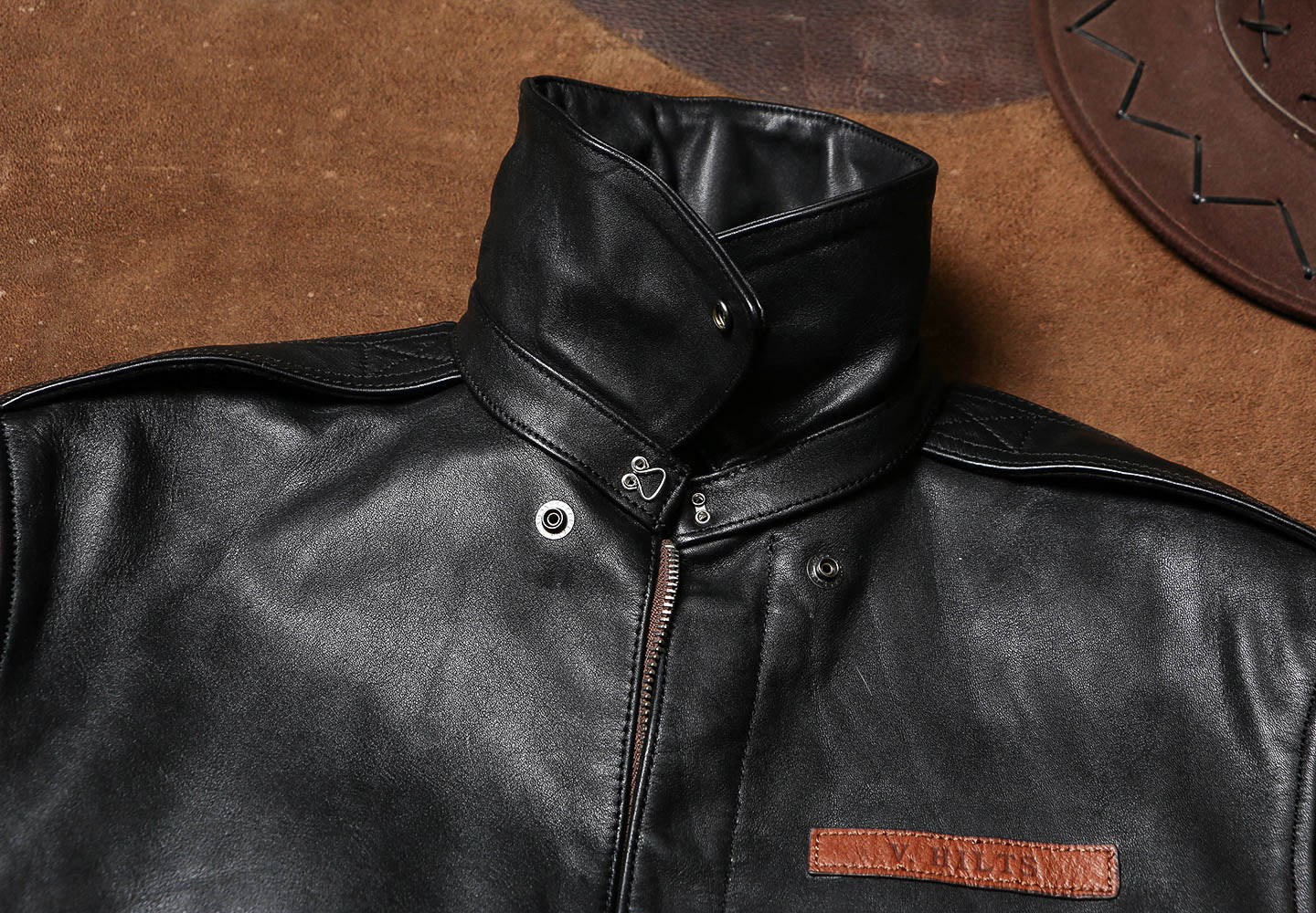 △ヴィンテージ復刻 植物タンニン鞣し 1.5mm ホースハイドレザー A-2ジャケット▽S～4XL