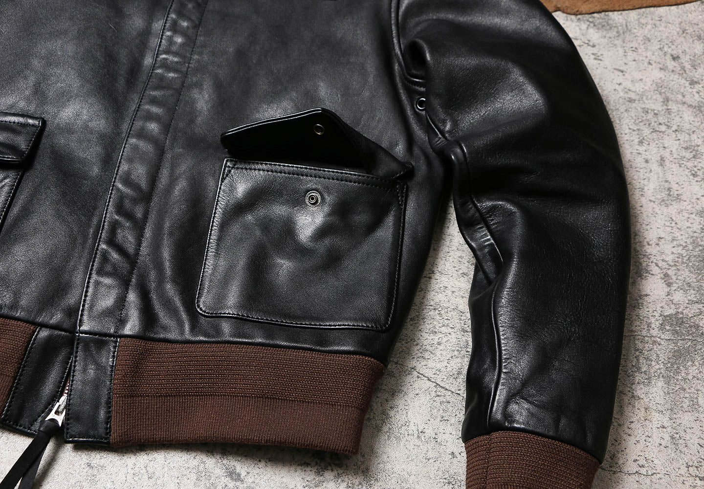 △ヴィンテージ復刻 植物タンニン鞣し 1.5mm ホースハイドレザー A-2ジャケット▽S～4XL