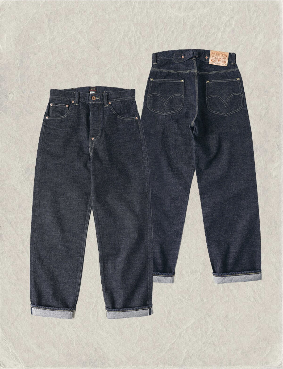 ◇1936年101型ヴィンテージ復刻 14.5OZ セルビッチ デニムパンツ◇29～38サイズ
