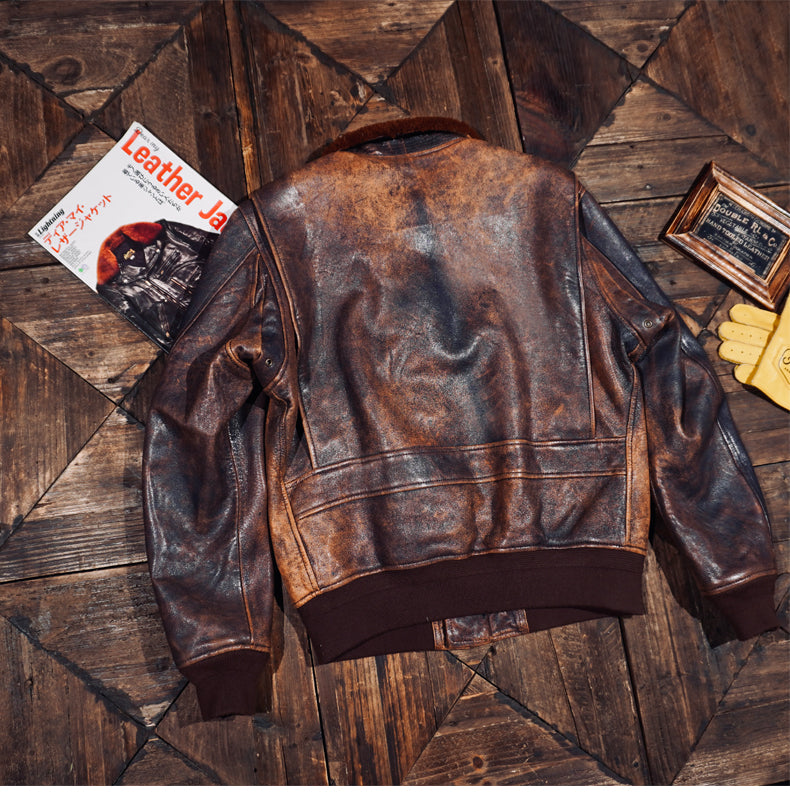 フランス産シープレザー使用◇G-1  フライトジャケット L～2XL