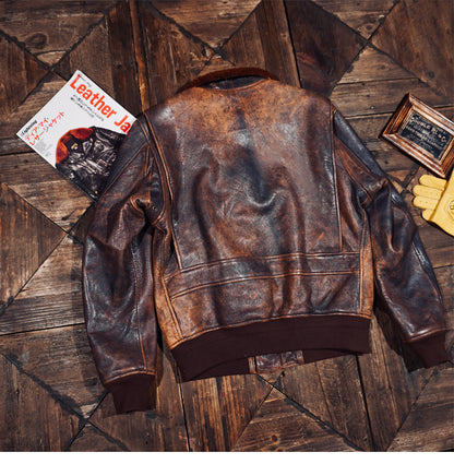 フランス産シープレザー使用◇G-1  フライトジャケット L～2XL